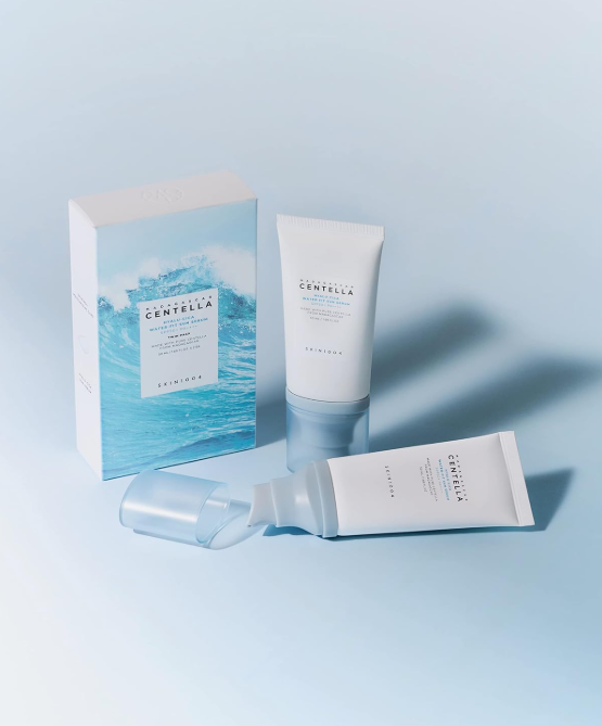 Protector Solar SKIN 1004 CENTELLA +50 FPS Acido Hialuronico crema aclaradora COREANA